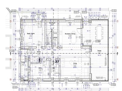 Casa individuala departe de aglomeratie, semifinisata cu 5 camere si teren liber 450 mp.