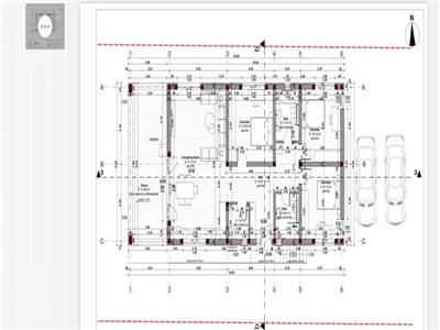 Casa individuala semifinisata 120 mp utili + terasa 35mp. Teren liber 465 mp. Zona Corusu.