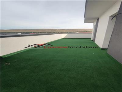 Apatament tip penthouse cu 2 camere, 52.7 mp plus terasa 13 mp finisat!