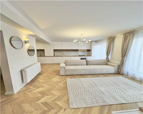 Apartament cu 2 camere mobilat si utilat 43 mp plus terasa de 12 mp in Floresti! Floresti