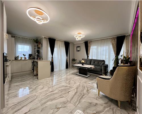 Apartament la cheie lux, living si bucatarie, 2 dormitoare, 2 bai etaj intermediar!
