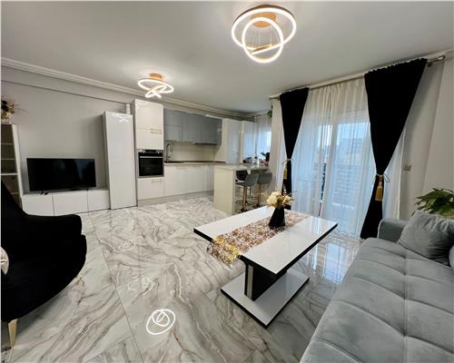 Apartament la cheie lux, living si bucatarie, 2 dormitoare, 2 bai etaj intermediar!