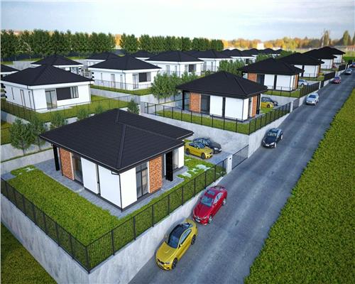 Casa individuala la cheie 115 mp utili, teren 600 mp. Zona aerisita. Acces usor spre Cluj.