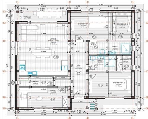 Casa individuala la cheie 115 mp utili, teren 600 mp. Zona aerisita. Acces usor spre Cluj.