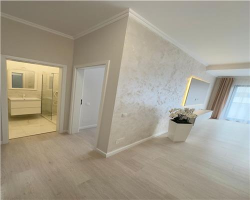 Apartament cu 3 camere, finisaje si mobilier premium 56 mp plus terasa 12 mp etaj intermediar in Floresti!