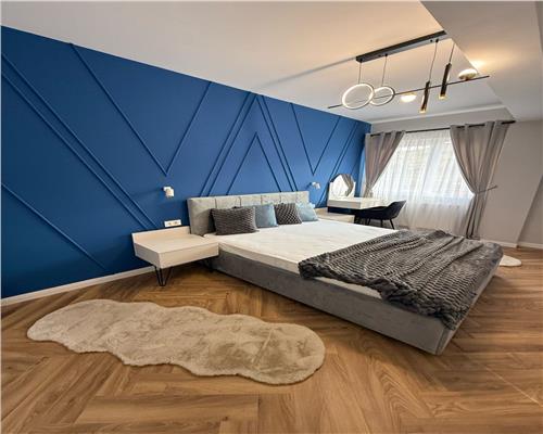 Apartament la cheie lux, living si bucatarie, 2 dormitoare, dressing si gradina 10 mp.