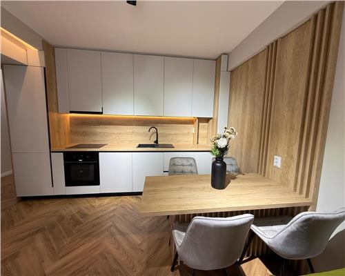 Apartament mobilat si utilat cu 2 camere finisaje si mobilier premium in Floresti.