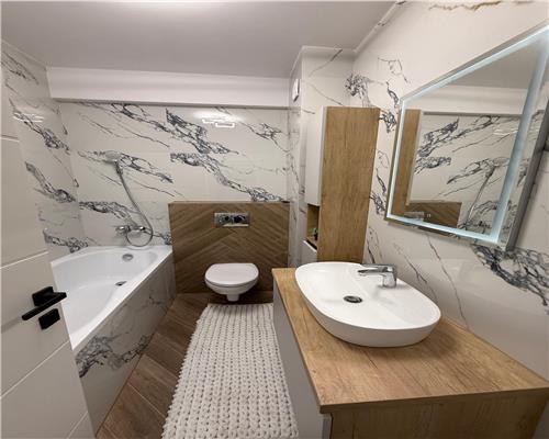 Apartament mobilat si utilat cu 2 camere finisaje si mobilier premium in Floresti.