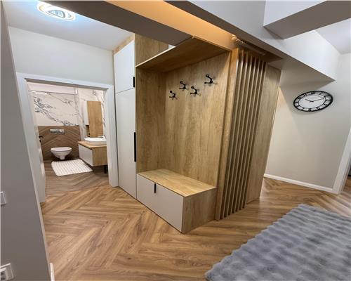 Apartament mobilat si utilat cu 2 camere finisaje si mobilier premium in Floresti.