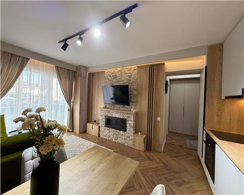 Apartament mobilat si utilat cu 2 camere finisaje si mobilier premium in Floresti.
