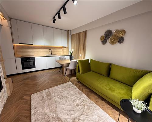 Apartament mobilat si utilat cu 2 camere finisaje si mobilier premium in Floresti.