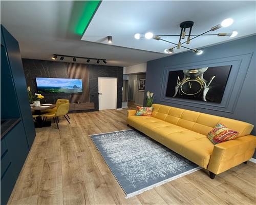 Apartament cu 3 camere, mobilat si utilat la cheie plus terasa in Floresti.