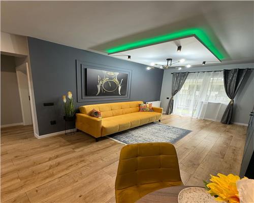 Apartament cu 3 camere, mobilat si utilat la cheie plus terasa in Floresti.