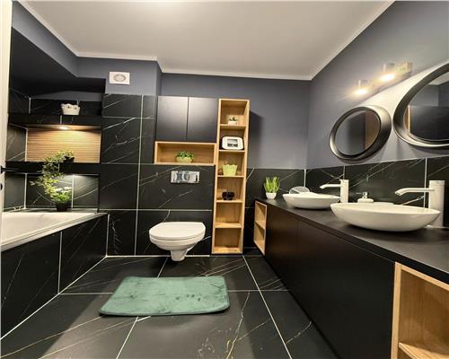 Apartament cu 3 camere, mobilat si utilat la cheie plus terasa in Floresti.