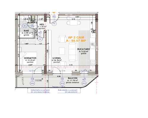 Doar luna aceasta 9% Tva. Apartamente cu 1 sau 2 camere, finisate in Floresti zona Eroilor, diferite suprafete!
