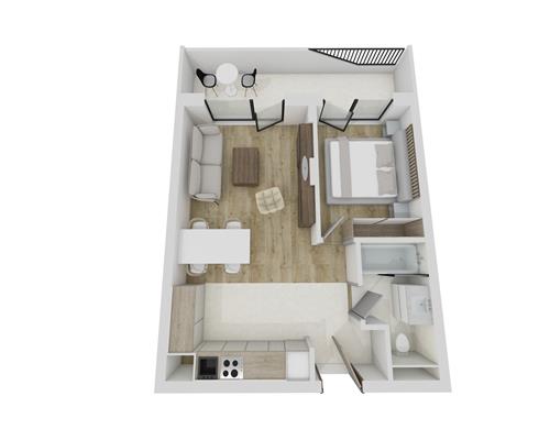 Apartament cu living, bucatarie si nisa de dormit zona Eroilor!