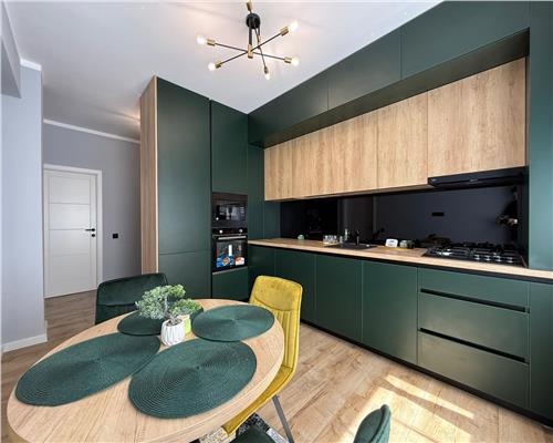 Apartament lux mobilat si utilat cu 3 camere etaj intermediar in Floresti!