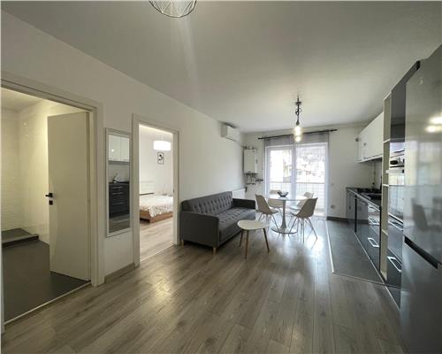 Apartament mobilat si utilat cu 2 camere la cheie in Floresti.