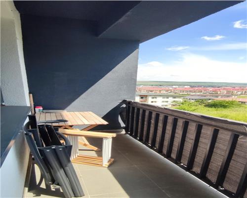 Apartament cu 2 camere, mobilat 45,6 mp utili plus balcon, garaj subteran zona Teilor.