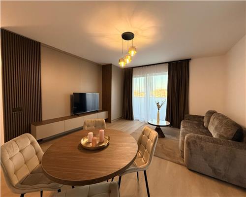 Apartament mobilat si utilat, 55,5 mp plus terasa 25 mp, la cheie in Floresti.