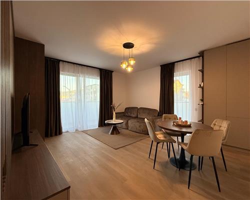 Apartament mobilat si utilat, 55,5 mp plus terasa 25 mp, la cheie in Floresti.