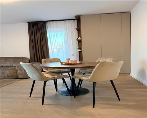 Apartament mobilat si utilat, 55,5 mp plus terasa 25 mp, la cheie in Floresti.