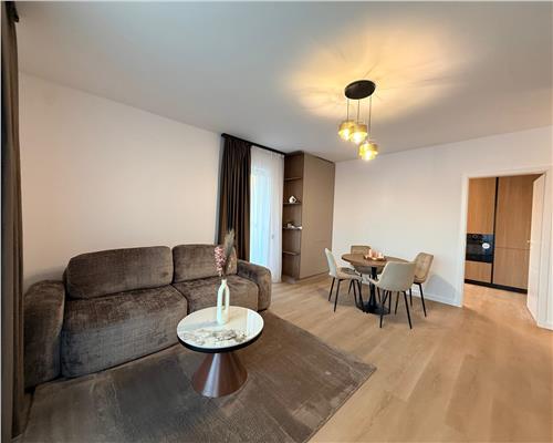 Apartament mobilat si utilat, 55,5 mp plus terasa 25 mp, la cheie in Floresti.