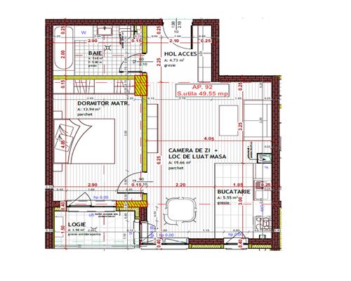 Apartament Nou cu 2 Camere | Etaj Intermediar | Încălzire în Pardoseală | Ansamblul Rezidențial Tineretului