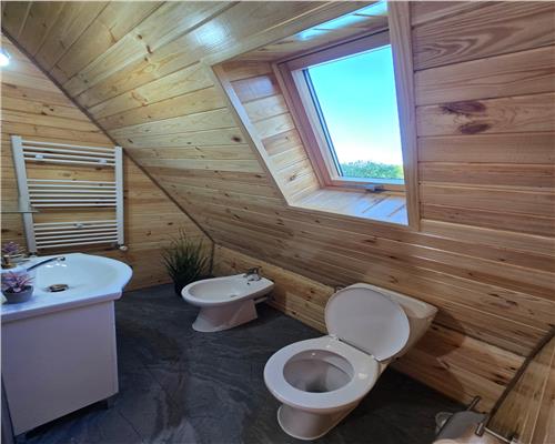 Cabana AFrame premium – confort, natură și intimitate!