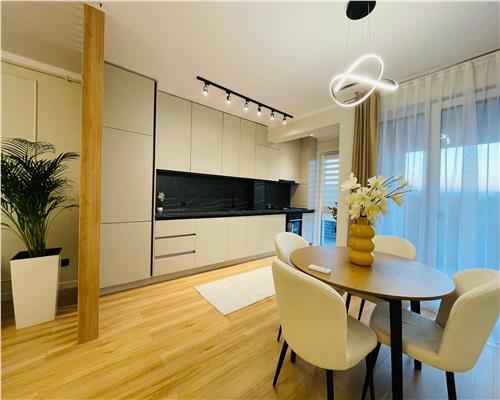 Apartament mobilat si utilat cu 2 camere la cheie in Floresti, 55 mp plus balcon 9 mp.
