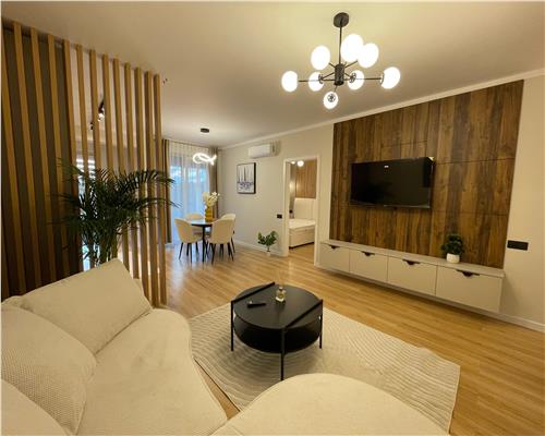 Apartament mobilat si utilat cu 2 camere la cheie in Floresti, 55 mp plus balcon 9 mp.