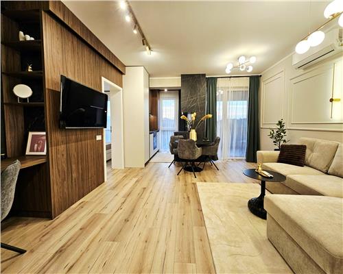 Apartament lux/ 43 mp plus terasa/ acces ușor spre Cluj!