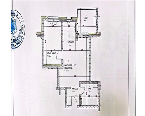 Apartament lux/ 43 mp plus terasa/ acces ușor spre Cluj!
