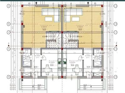 Duplex semifinisat 4 camere suprafata de 120 mp utili + 200 mp teren liber.