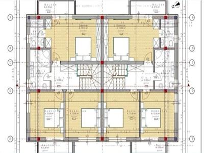 Duplex semifinisat 4 camere suprafata de 120 mp utili + 200 mp teren liber.